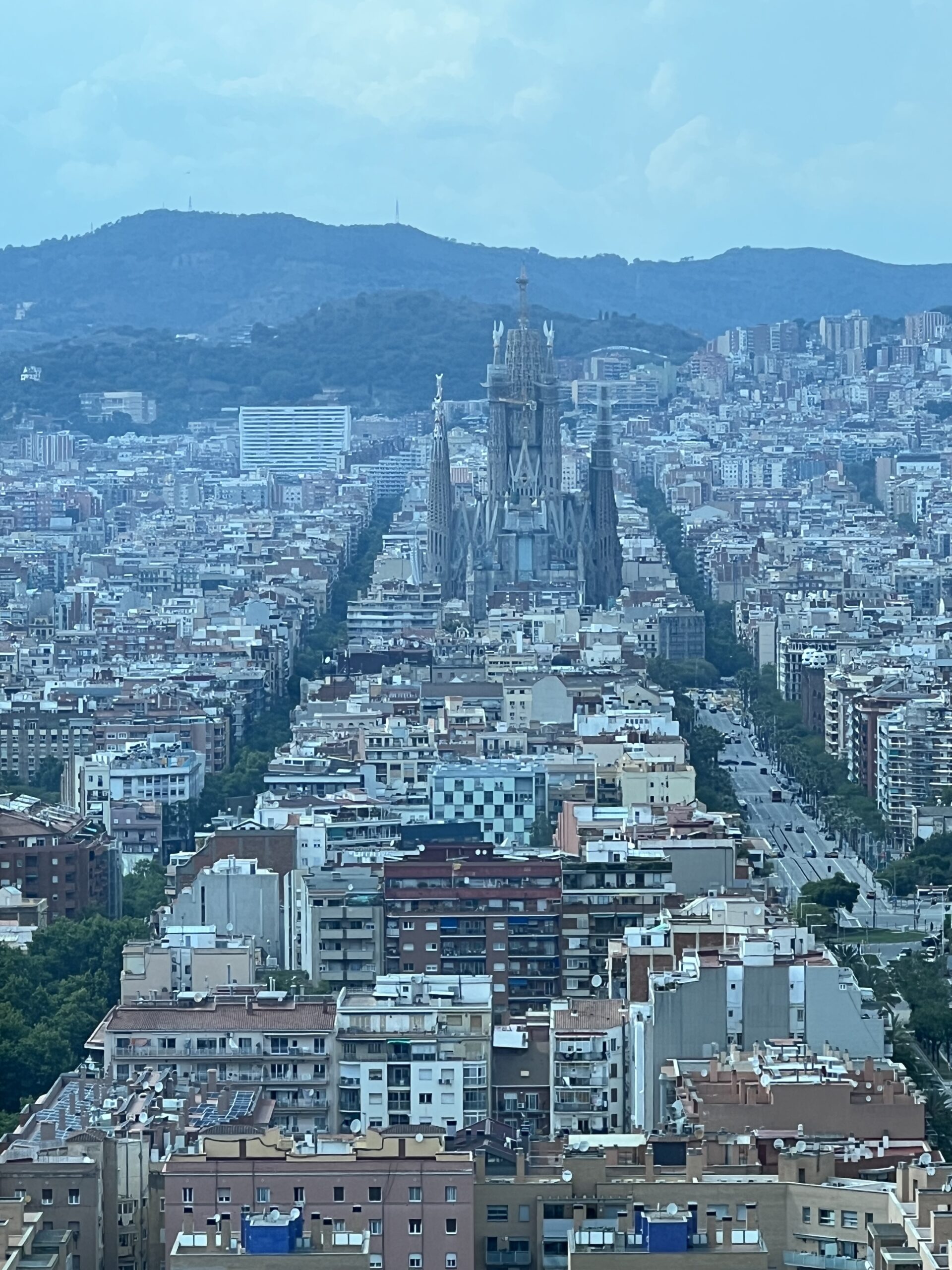 About Barcelona from above