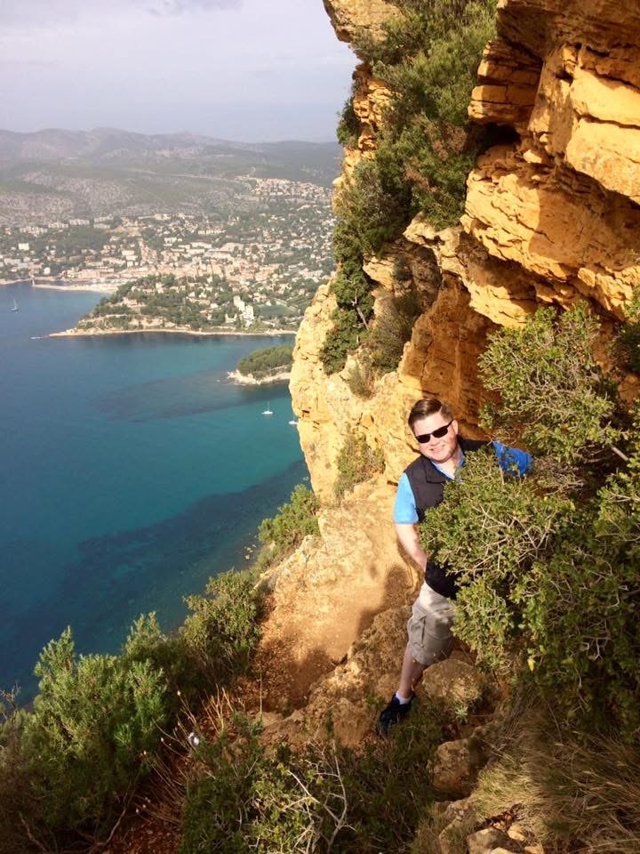 I Had a Heart Attack at 34,000 Feet on the Way to a Cruise — And No Travel Insurance Morgan hiking cliffs above Cassis, France during the Mediterranean cruise — with five blocked arteries